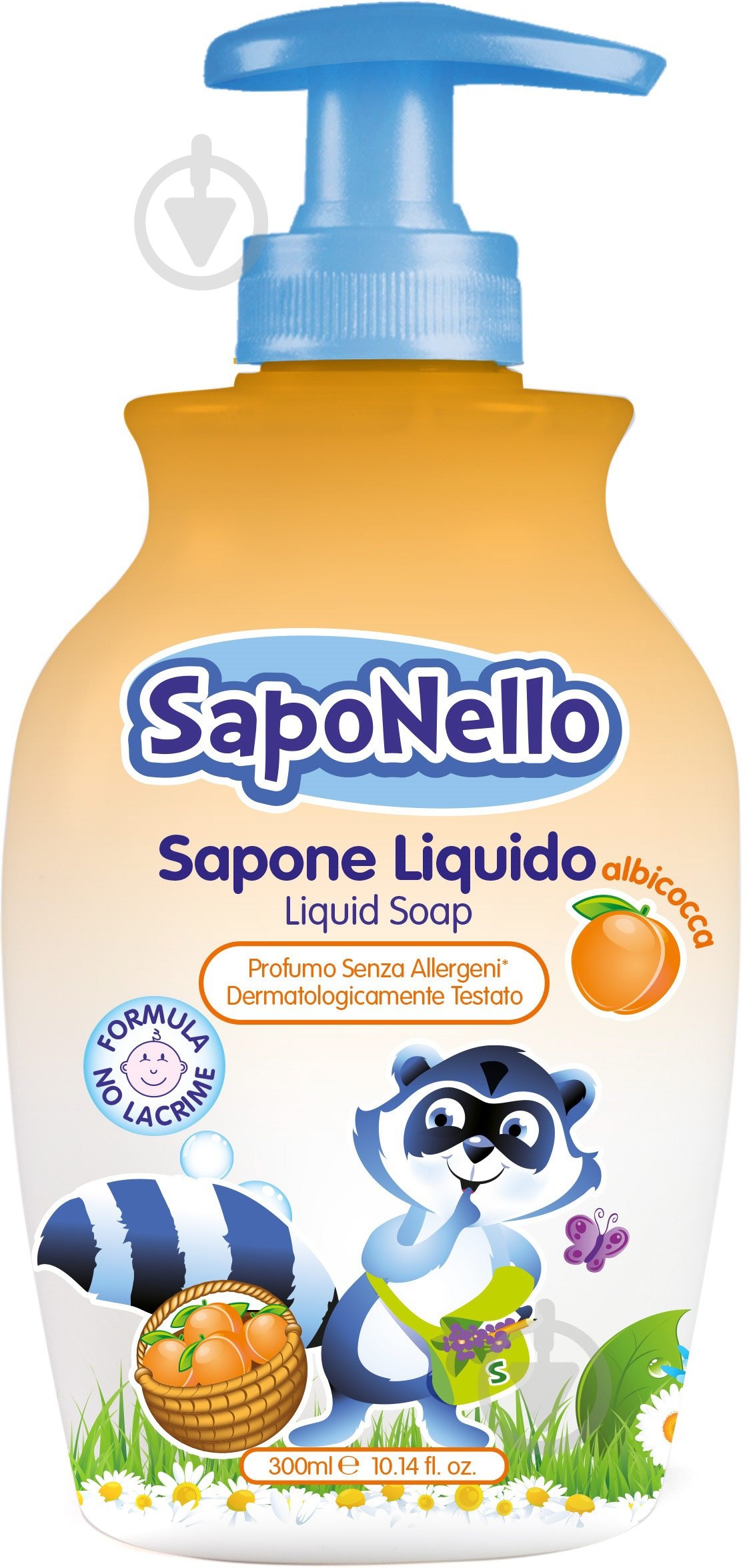 Мыло жидкое SapoNello SapoNello Doccia Абрикос 300 мл - фото 1 Мыло жидкое SapoNello SapoNello Doccia Абрикос 300 мл - фото 1