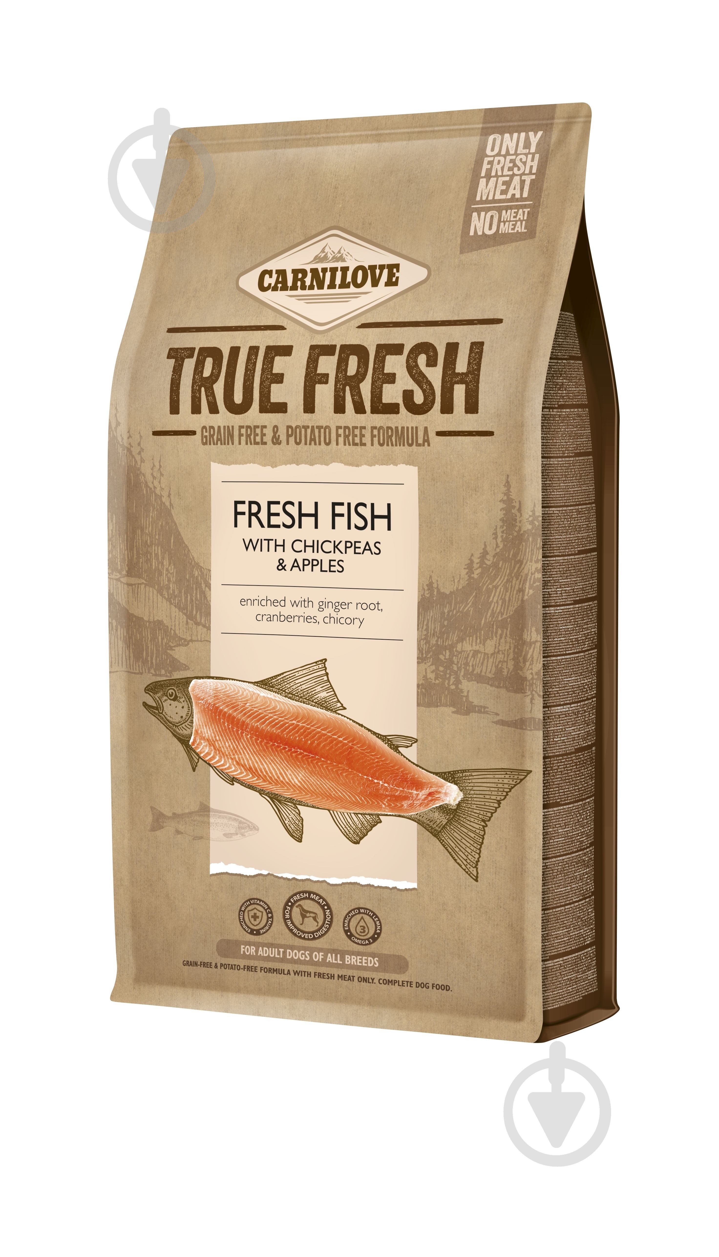 Корм сухий Carnilove True Fresh Fish Adult з рибою 4 кг - фото 1 Корм сухий Carnilove True Fresh Fish Adult з рибою 4 кг - фото 1
