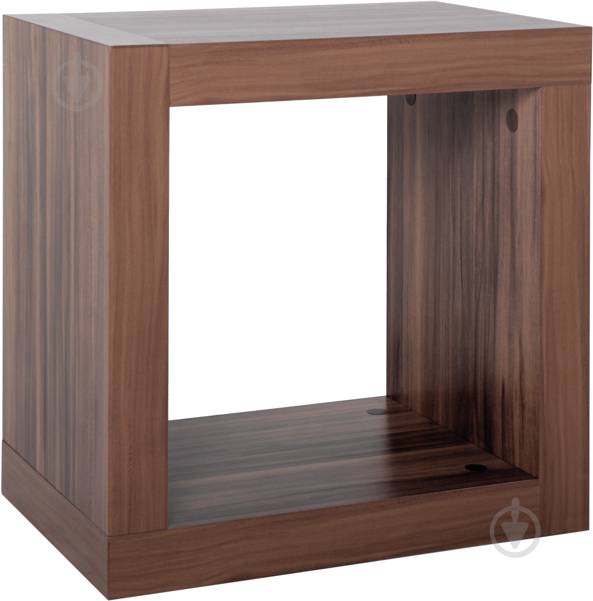 Стеллаж двухсторонний Inteo Кубус МИКС 1x1 438x438x438 мм орех - фото 1