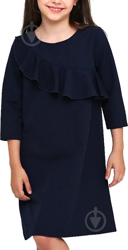 Платье Top Hat р.128 синий 19519 - фото 1 Платье Top Hat р.128 синий 19519 - фото 1