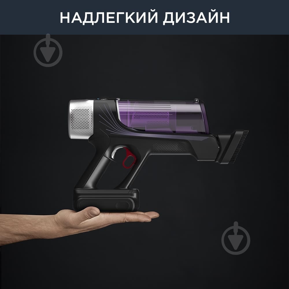 Пылесос аккумуляторный Rowenta X-Force 9.60 Allergy RH2037WO black - фото 3