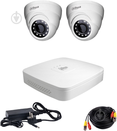 Комплект видеонаблюдения Dahua HDCVI-2D KIT - фото 1 Комплект видеонаблюдения Dahua HDCVI-2D KIT - фото 1