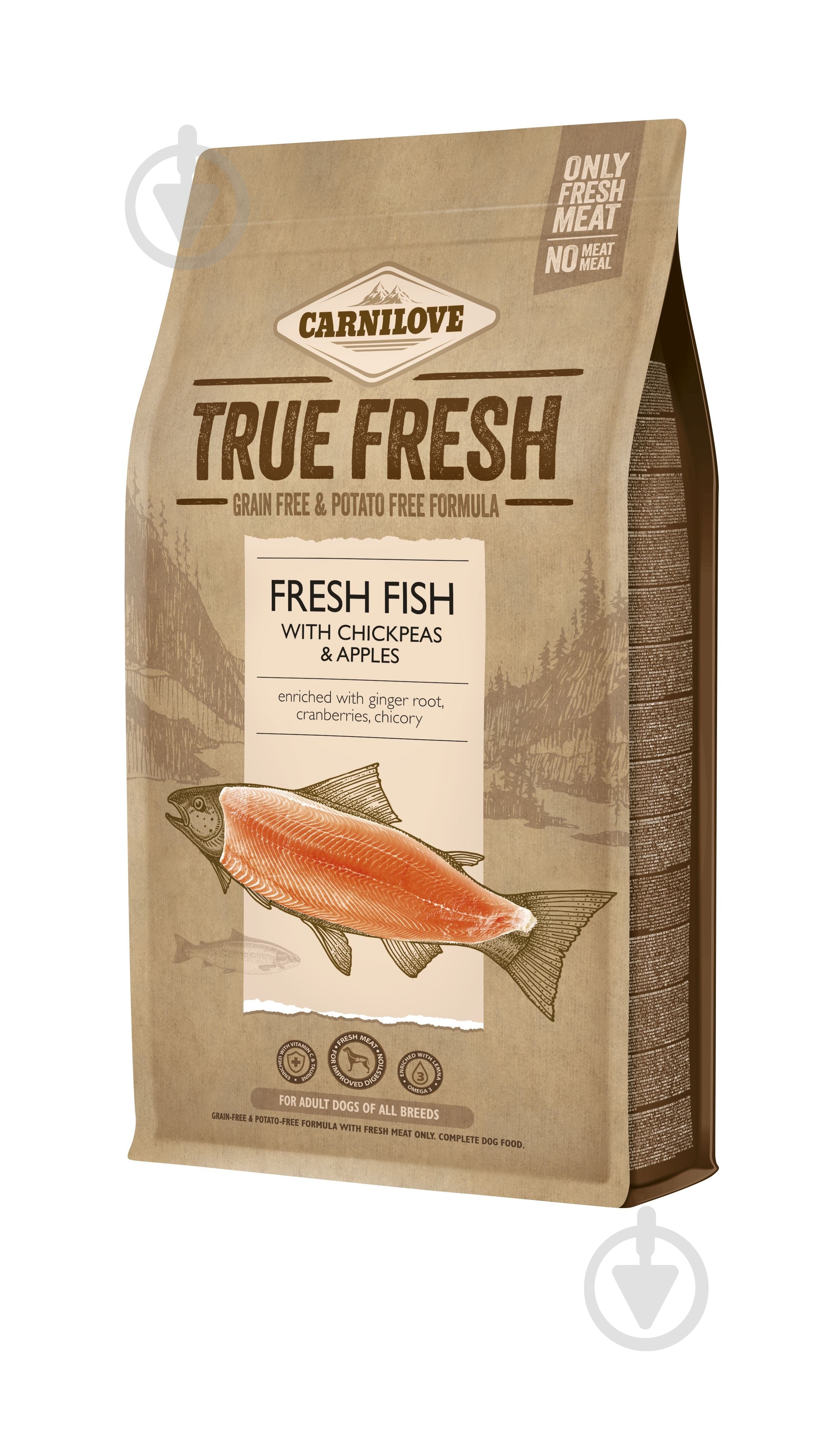 Корм сухий Carnilove True Fresh Fish Adult з рибою 1,4 кг - фото 1
