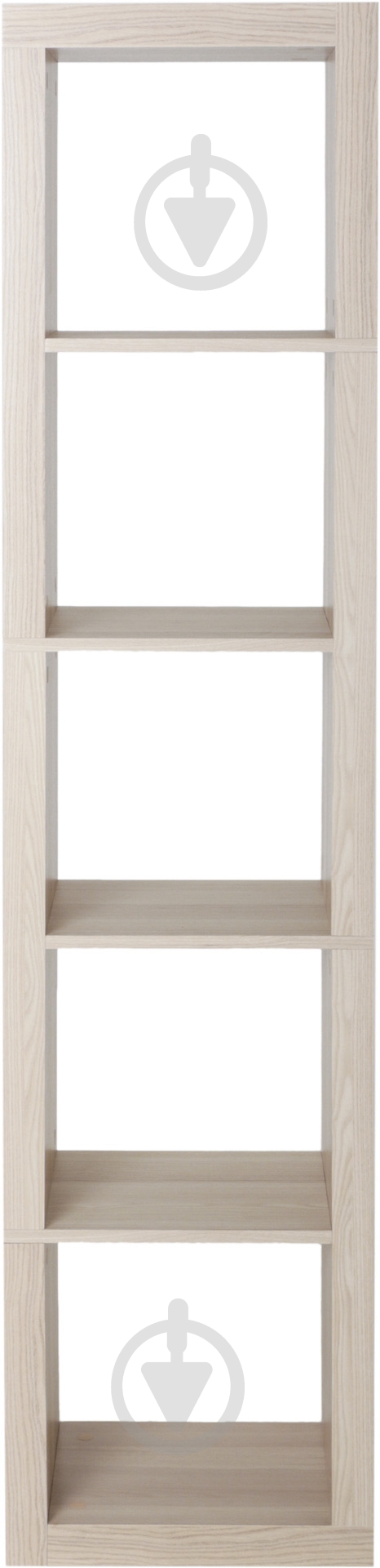 Стеллаж двухсторонний Inteo Кубус МИКС 1x5 438x438x1854 мм клен - фото 2