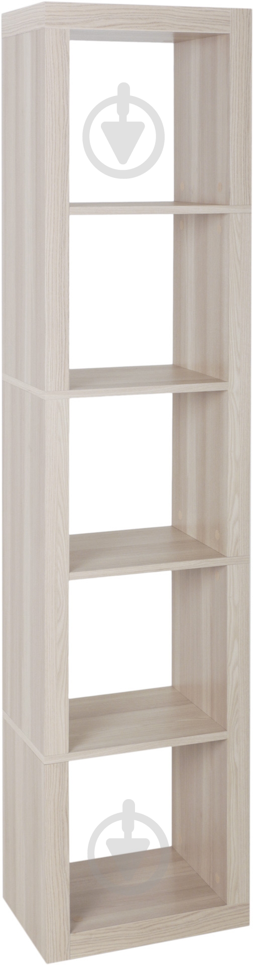 Стеллаж двухсторонний Inteo Кубус МИКС 1x5 438x438x1854 мм клен - фото 1