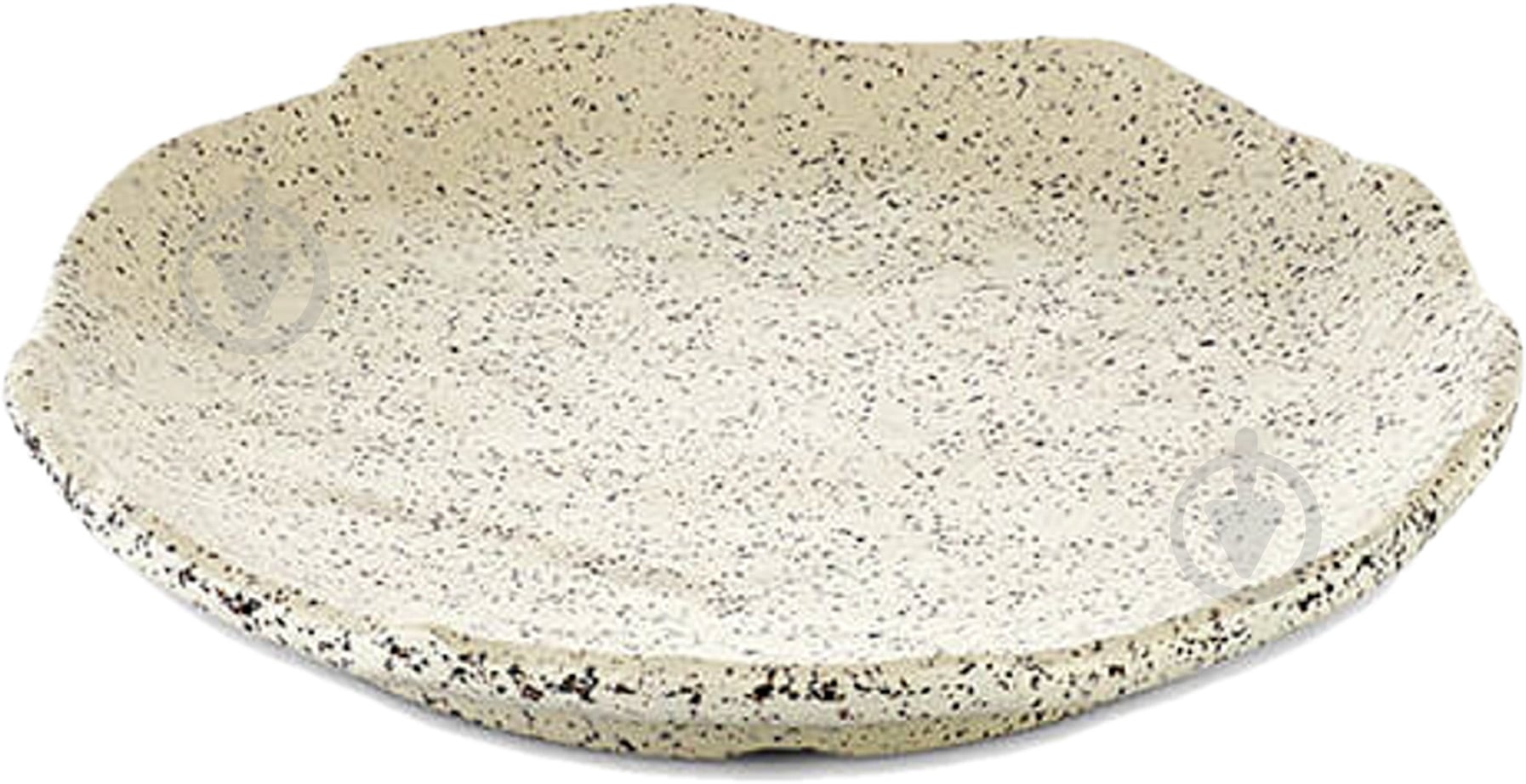 Тарелка Külsan белая Granite NORMA d-16 см - фото 1
