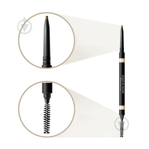 Олівець для брів Max Factor BROW SHAPER №20 Brown 9 г - фото 2