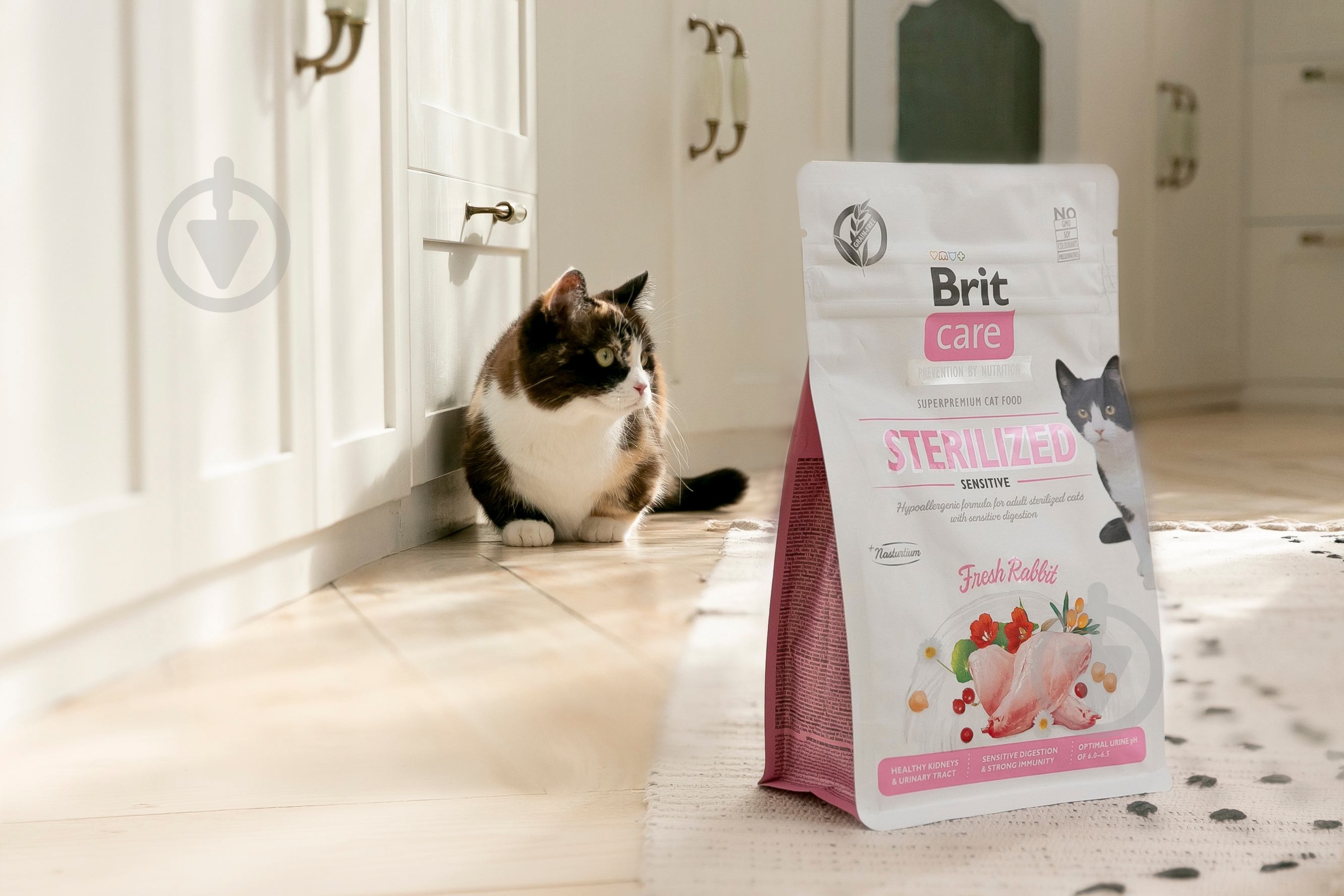 Корм сухой для котов Brit Care Grain Free Sterilized Sensitive для кошек с чувствительным пищеварением с кроликом 7 кг - фото 5 Корм сухой для котов Brit Care Grain Free Sterilized Sensitive для кошек с чувствительным пищеварением с кроликом 7 кг - фото 5