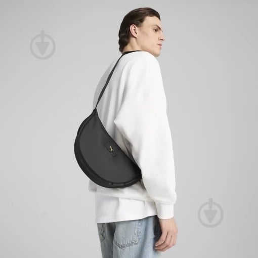 Сумка Puma ESSENTIALS PU Half Moon Bag 09112101 3 л черный - фото 4