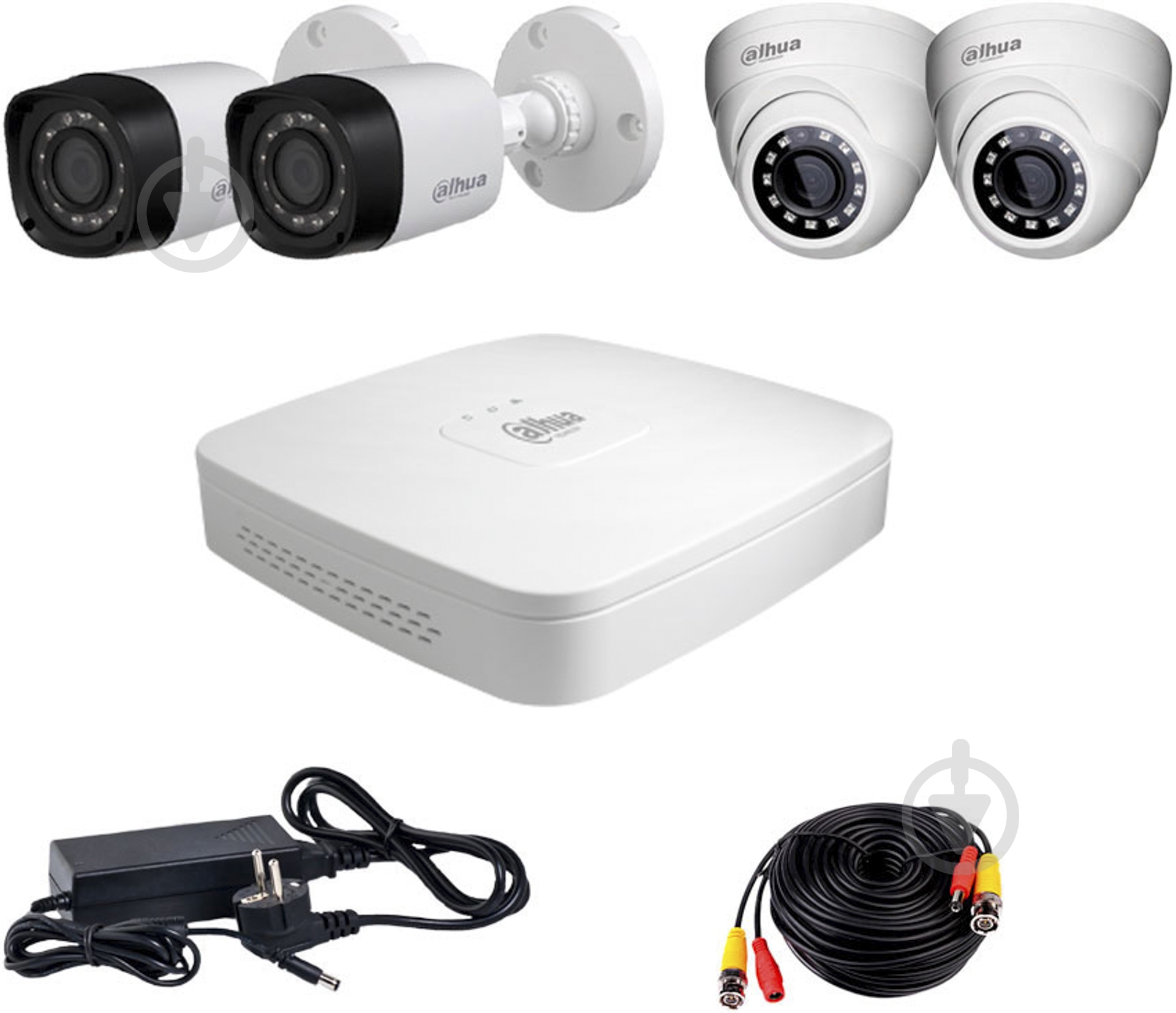Комплект відеонагляду Dahua HDCVI-22 WD KIT - фото 1 Комплект відеонагляду Dahua HDCVI-22 WD KIT - фото 1