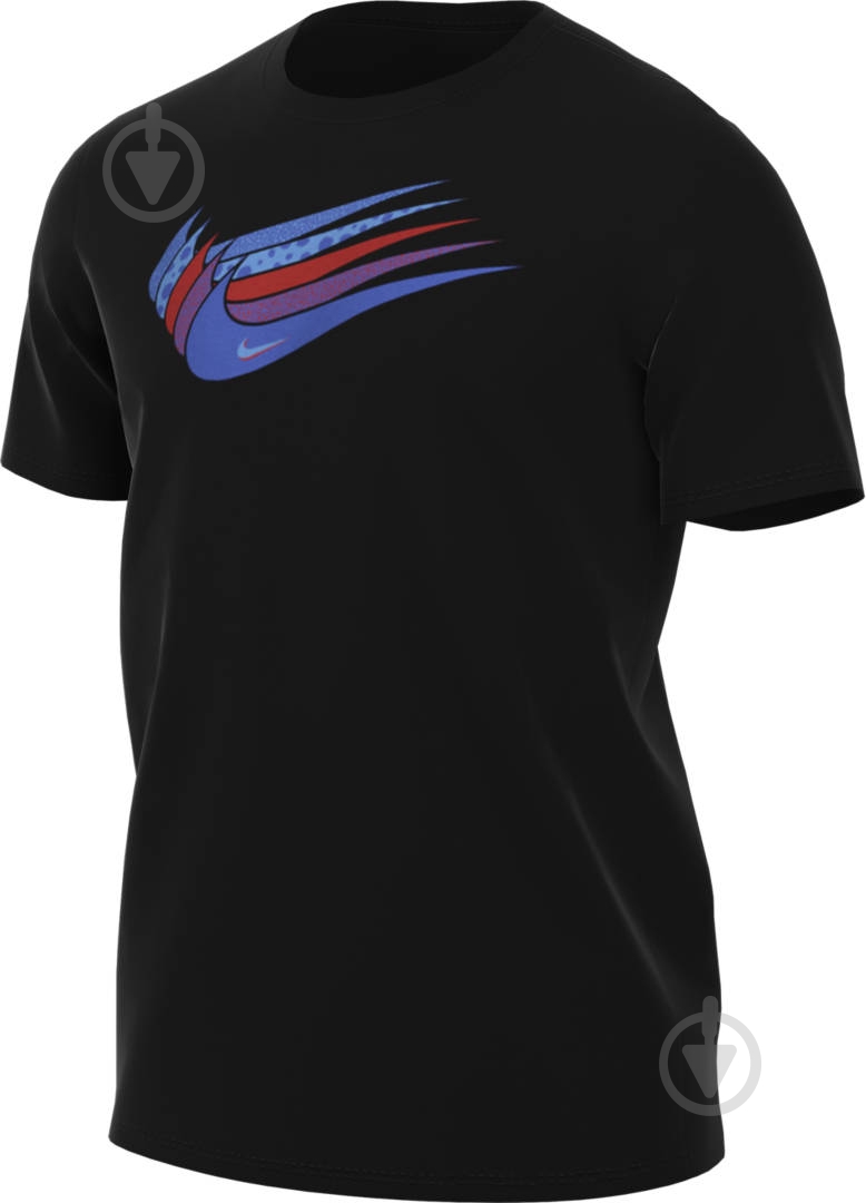 Футболка Nike M NSW 12 MO SWOOSH TEE DN5243-010 р.L черный - фото 1