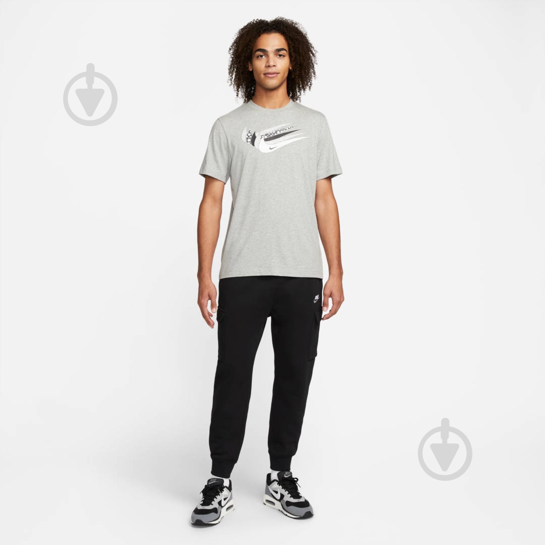Футболка Nike M NSW 12 MO SWOOSH TEE DN5243-063 р.2XL серый - фото 4