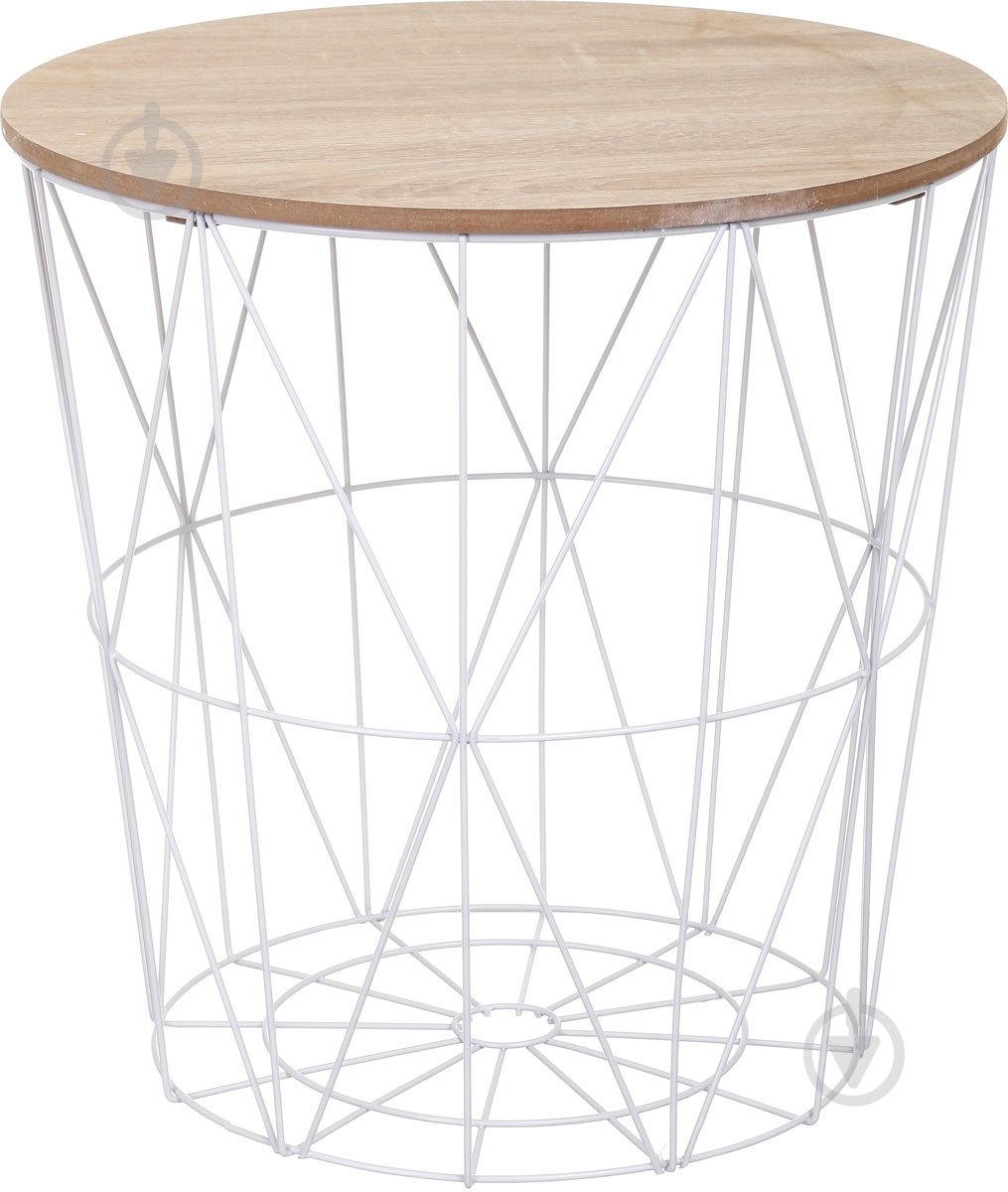 Стол-корзина Сканди Oak 390x345x345 мм дерево светлоебелый - фото 1