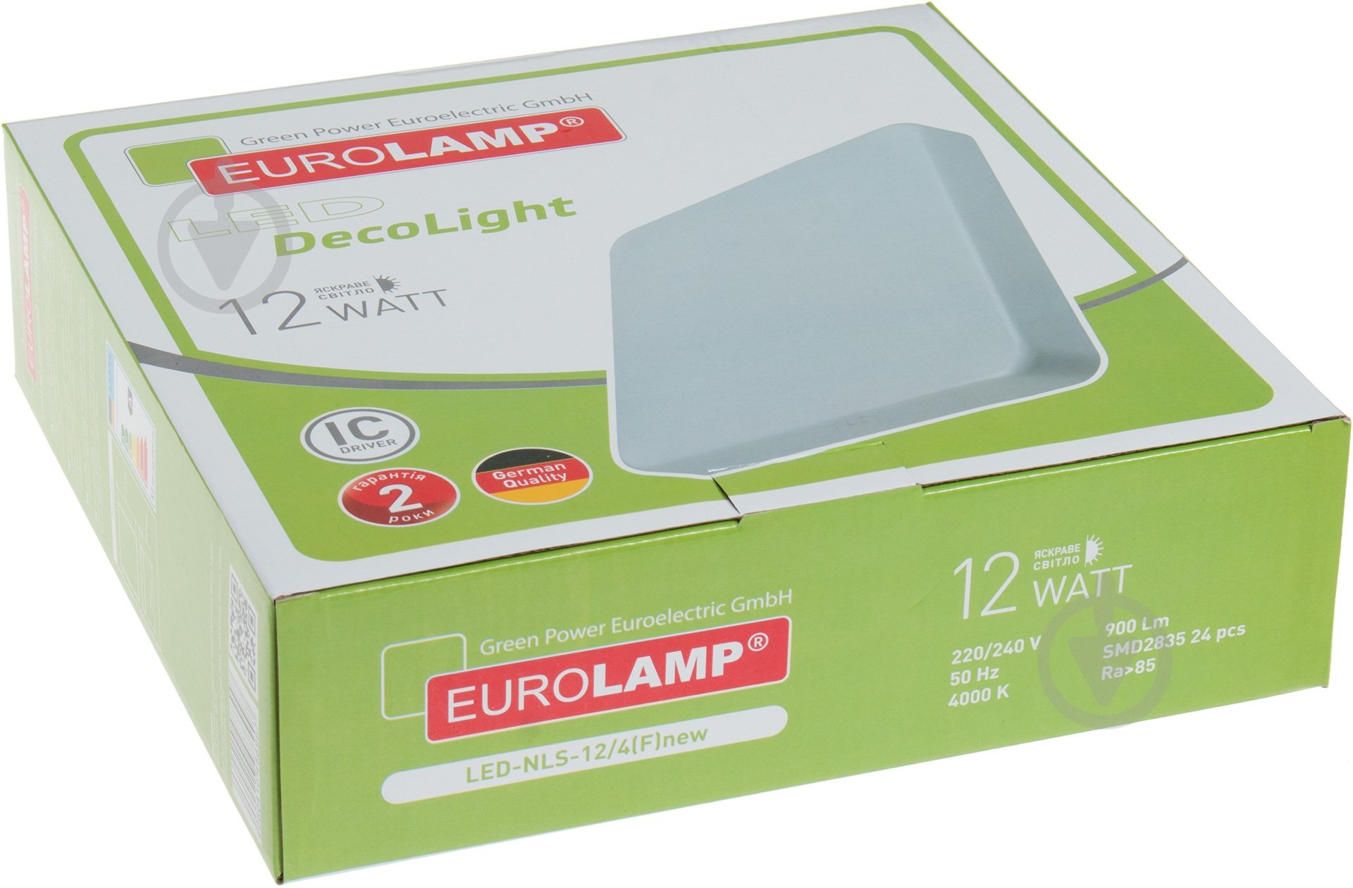 Світильник світлодіодний Eurolamp 12 Вт білий 4000 К LED-NLS-12/4(F)new - фото 3