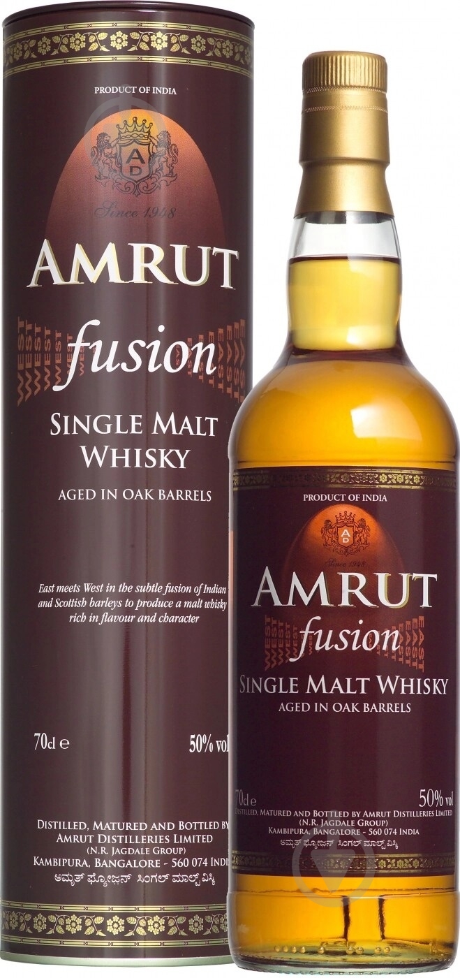 Виски Amrut Amrut Fusion 0,7 л - фото 1