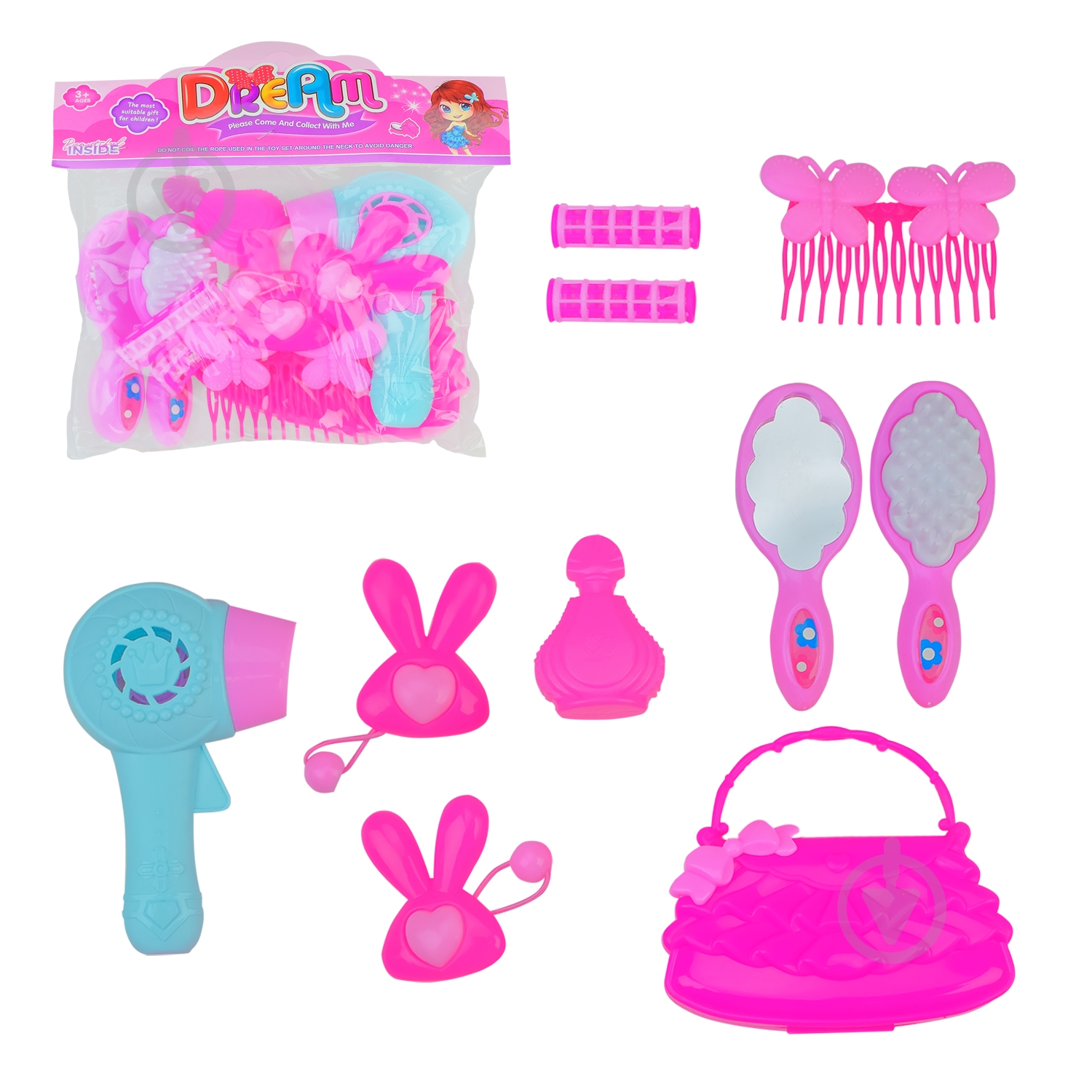 Ігровий набір для дівчат 10 предметів 609-218 - фото 3