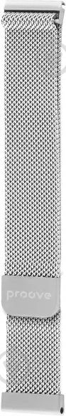Ремешок Proove Metal Loop 20 мм silver (WBMLUW20MM29) - фото 1 Ремешок Proove Metal Loop 20 мм silver (WBMLUW20MM29) - фото 1