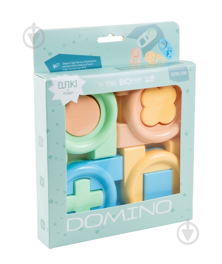 ВИТРИНА! Игрушка развивающая ELFIKI Домино 39733 - фото 1