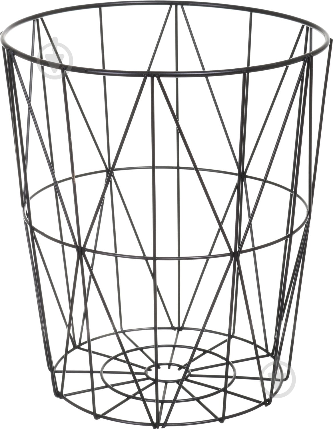 Стіл-кошик Сканді Leaf 420x390x390 мм дерево світлечорний - фото 3