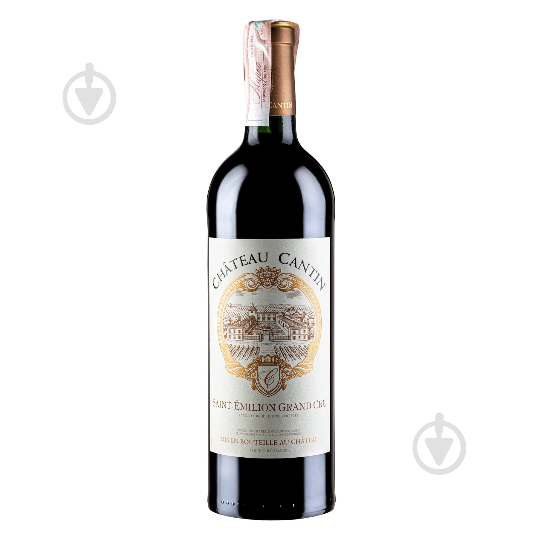 Вино Chateau Cantin Saint-Emilion червоне сухе 0,75 л - фото 1