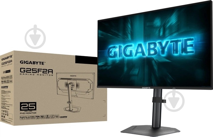 Монітор Gigabyte 25" (G25F2A EK) - фото 9