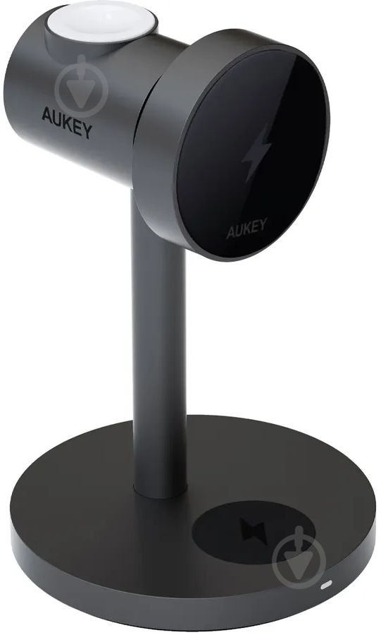 Бездротовий зарядний пристрій AUKEY MagFusion 3-in-1 15W (LC-MC311) - фото 1