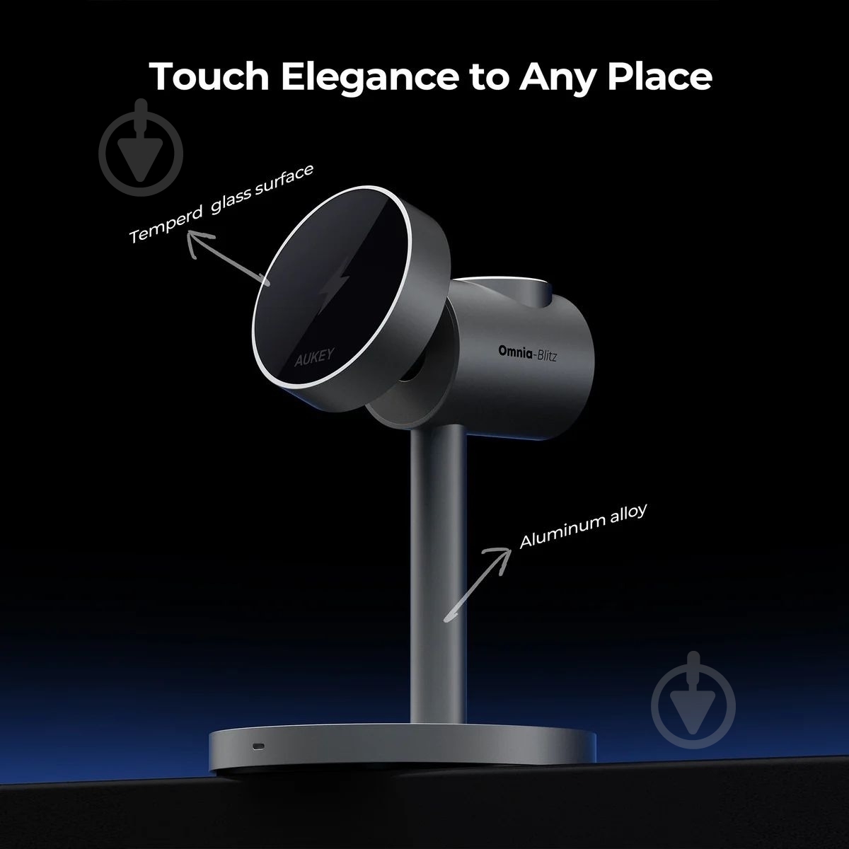 Бездротовий зарядний пристрій AUKEY MagFusion 3-in-1 15W (LC-MC311) - фото 8