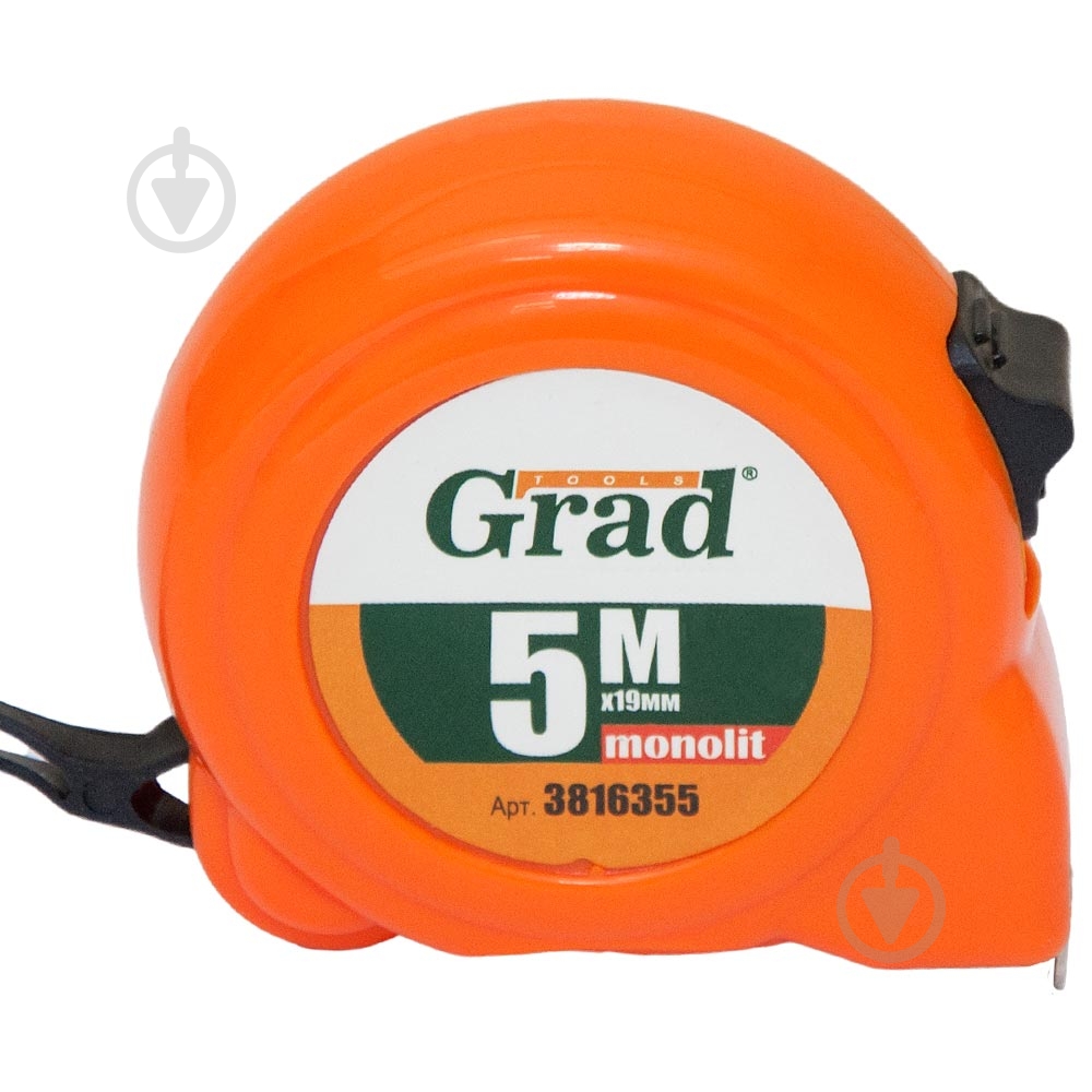 Рулетка Grad Monolit 3816355 5 м x 19 мм - фото 2 Рулетка Grad Monolit 3816355 5 м x 19 мм - фото 2