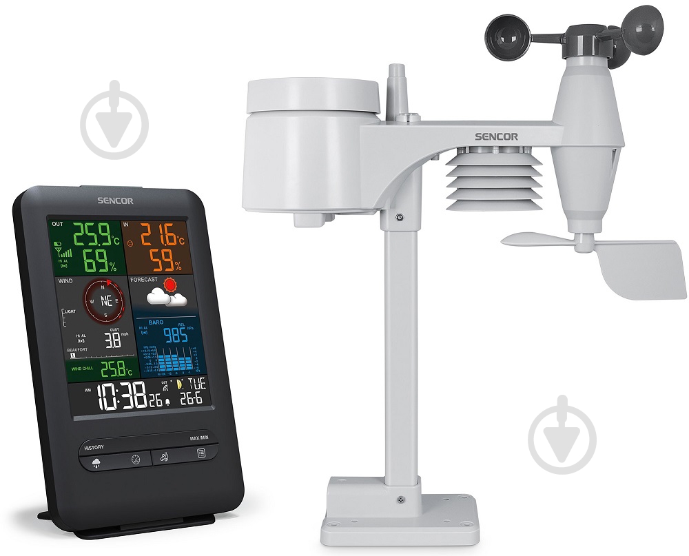 Метеостанція Sencor SWS9300 - фото 6