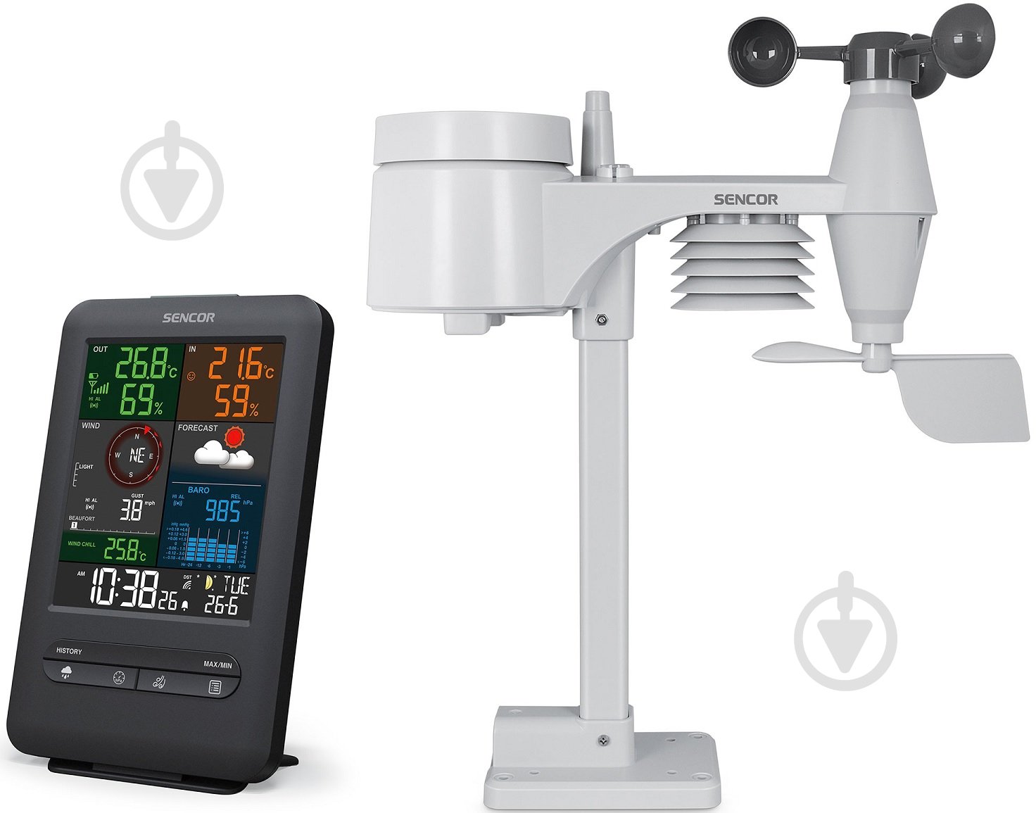 Метеостанція Sencor SWS9300 - фото 5