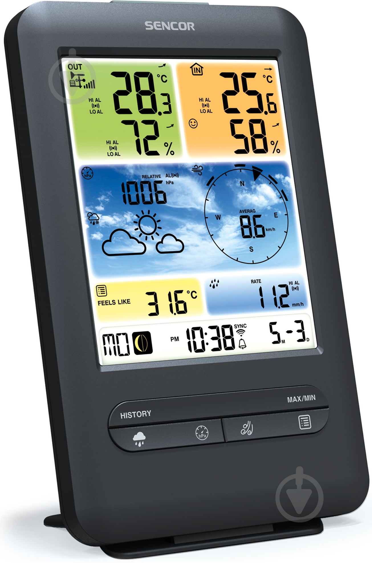 Метеостанція Sencor SWS9898WIFI - фото 3