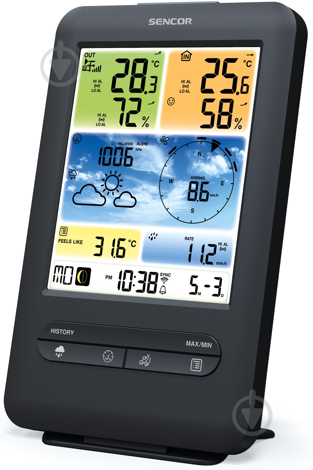 Метеостанція Sencor SWS9898WIFI - фото 2