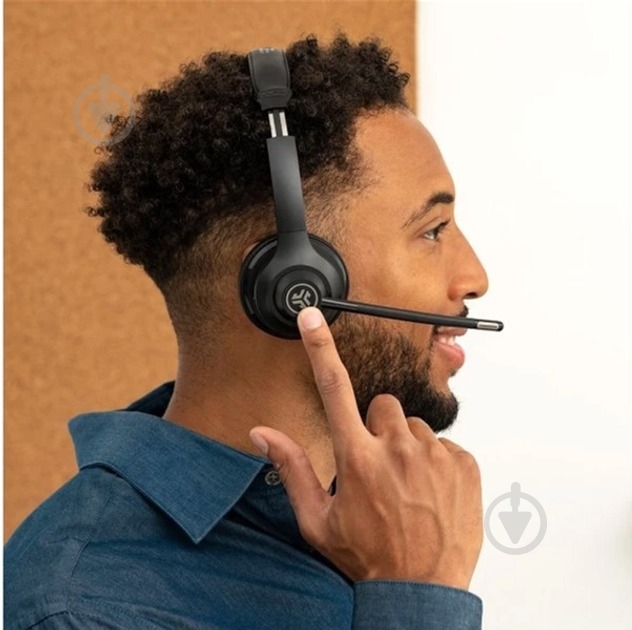 Наушники JLab GO Work Wireless Headset black (1036157) - фото 7 Наушники JLab GO Work Wireless Headset black (1036157) - фото 7