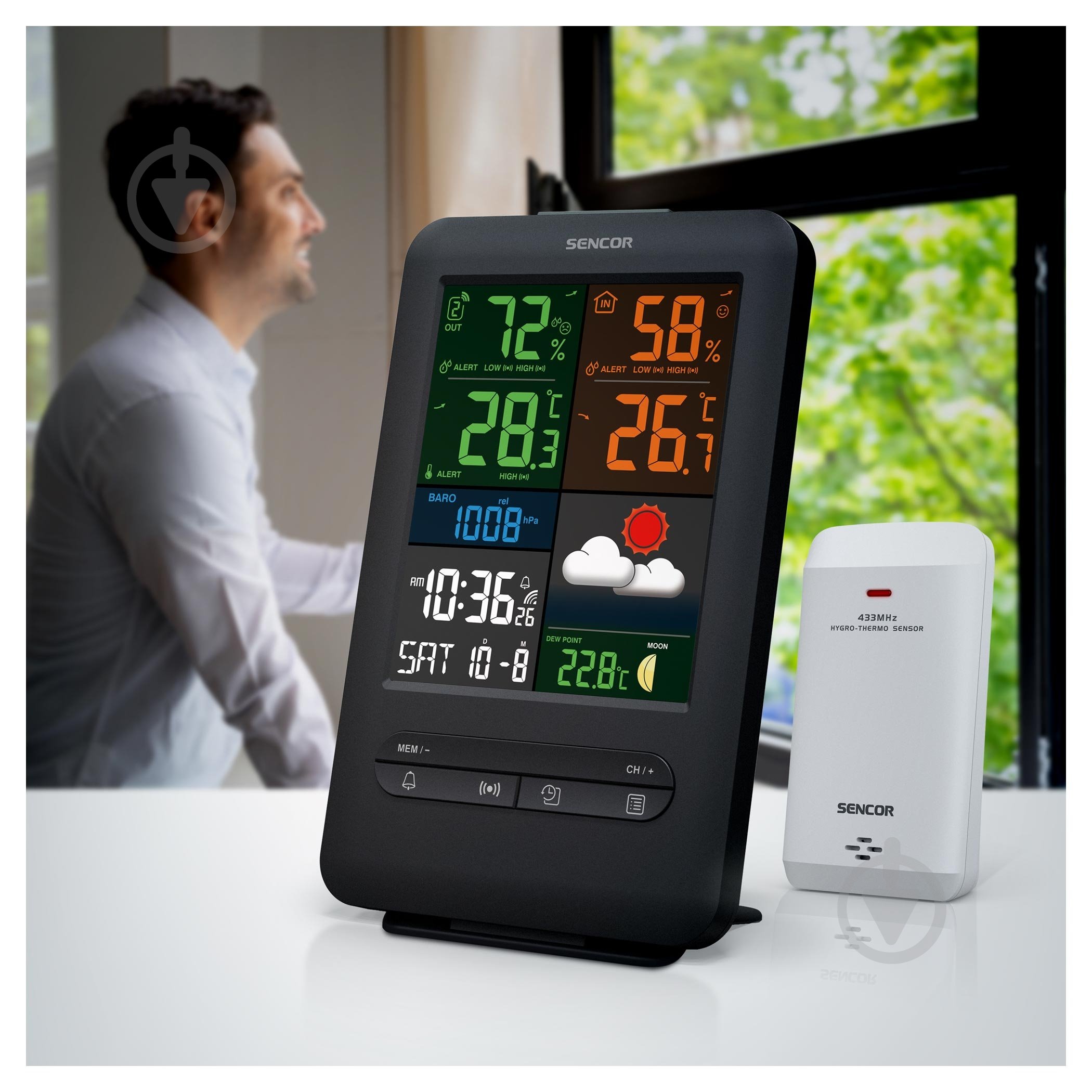 Метеостанция Sencor SWS7300 - фото 10