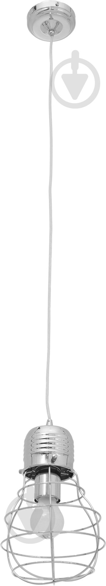 Подвес Arte Lamp Edison 1x60 Вт E27 хром A5080SP-1CC - фото 1