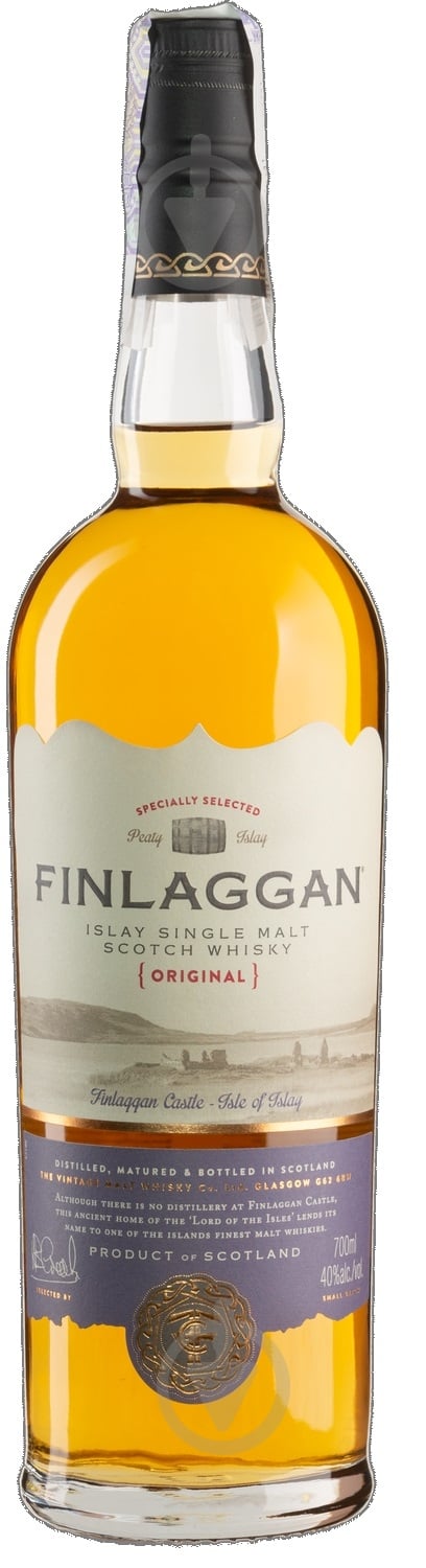 Виски Finlaggan односолодовый Original Peaty 0,7 л - фото 1 Виски Finlaggan односолодовый Original Peaty 0,7 л - фото 1