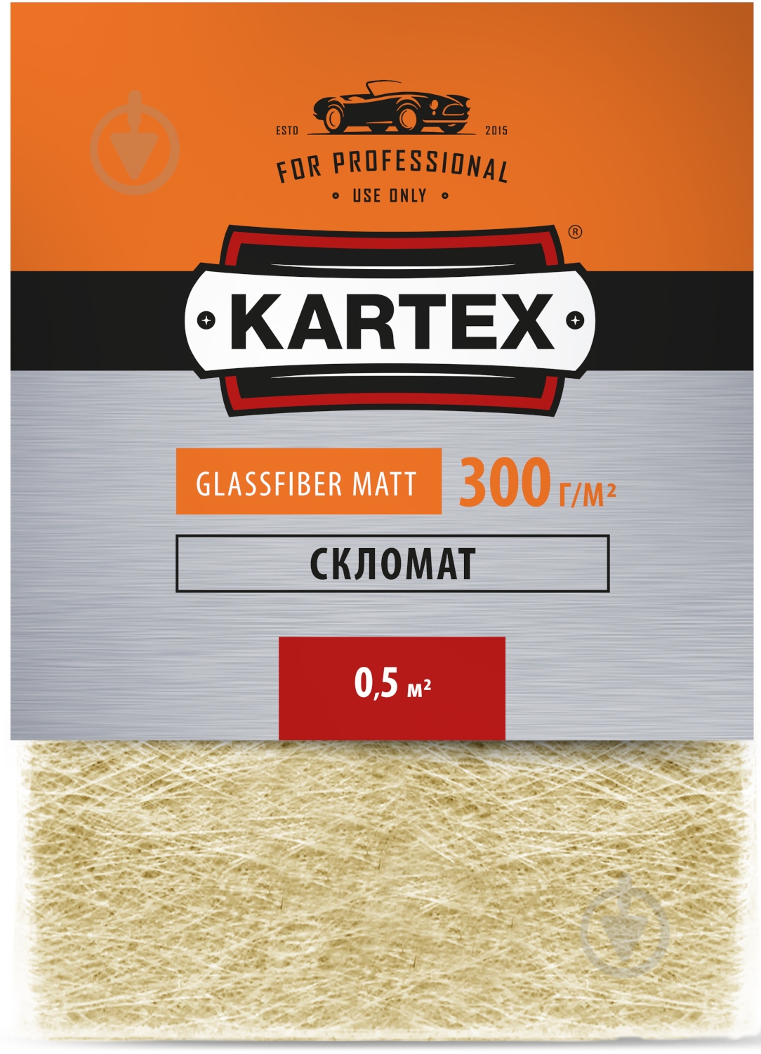 Стекломат 300 г/м² 0,5 м² KARTEX - фото 1 Стекломат 300 г/м² 0,5 м² KARTEX - фото 1