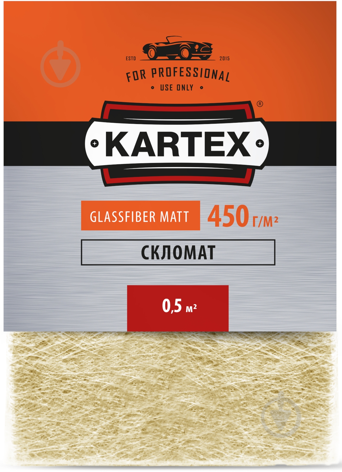 Стекломат 450 г/м² 0,5 м² KARTEX - фото 1 Стекломат 450 г/м² 0,5 м² KARTEX - фото 1