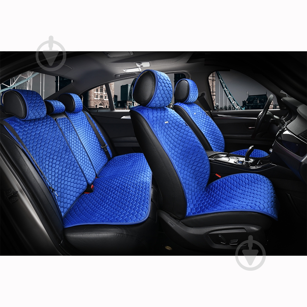 Накидка на сиденье Elegant Palermo Plus Maxi синий - фото 1