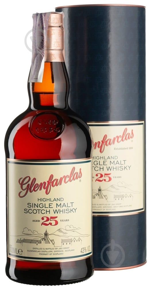 Виски Glenfarclas Гленфаркласс 25 yo 0,7 л - фото 1