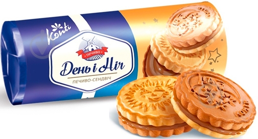 Печенье Konti Konti 210 г (День и ночь) - фото 1