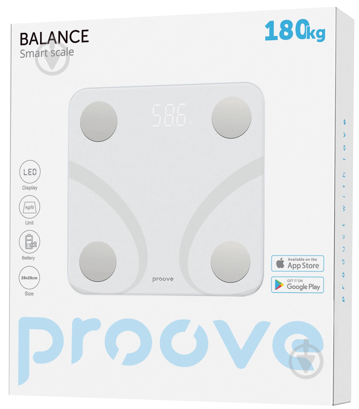 Смарт-весы Proove Balance White (SLBF00010002) - фото 2 Смарт-весы Proove Balance White (SLBF00010002) - фото 2