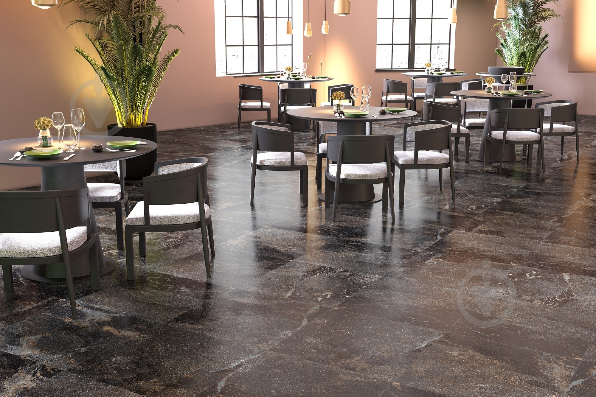 Плитка Allore Group Mainstone Black F PC R Sugar 60x120 см - фото 3