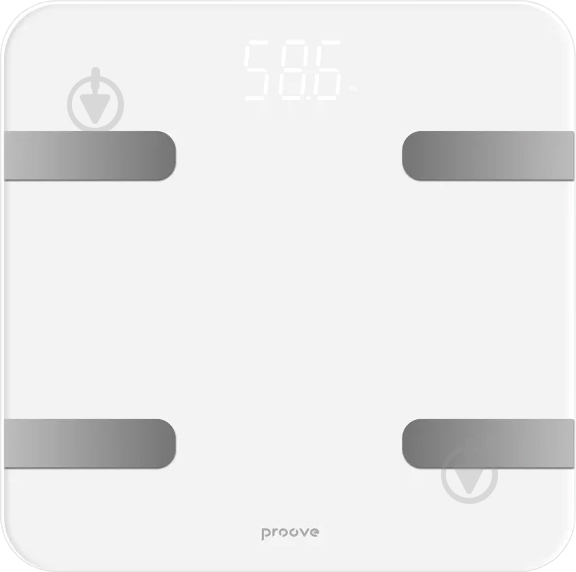 Смарт-весы Proove Numbers white (SLBP00010002) - фото 1 Смарт-весы Proove Numbers white (SLBP00010002) - фото 1