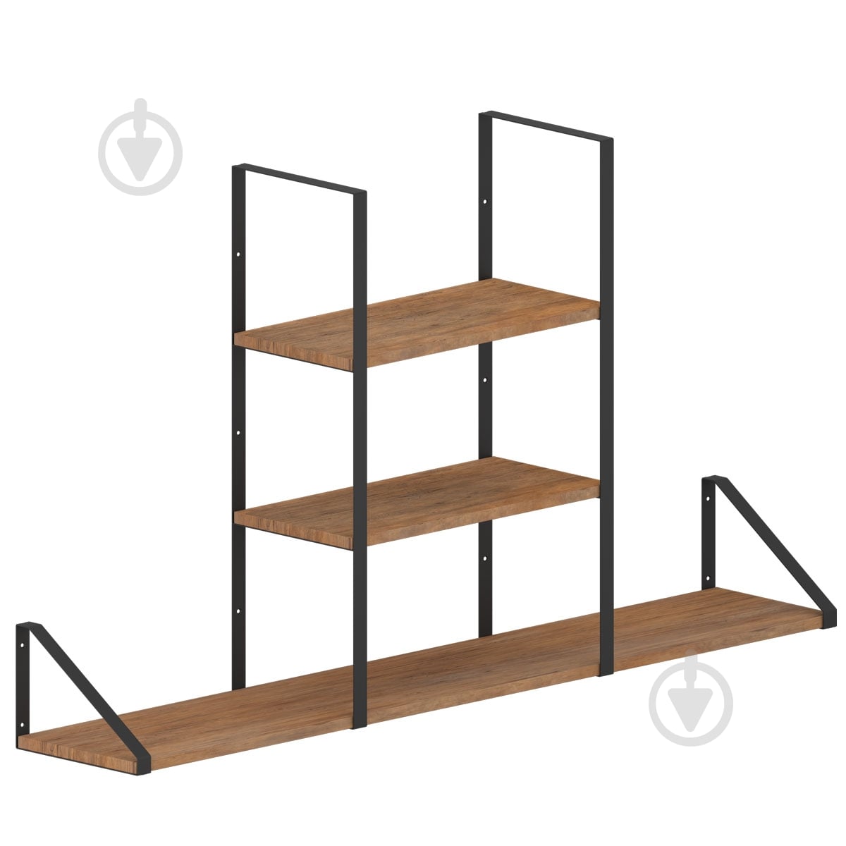 Кронштейн для полок Valore Треугольник Loft SB-T-28 - фото 7