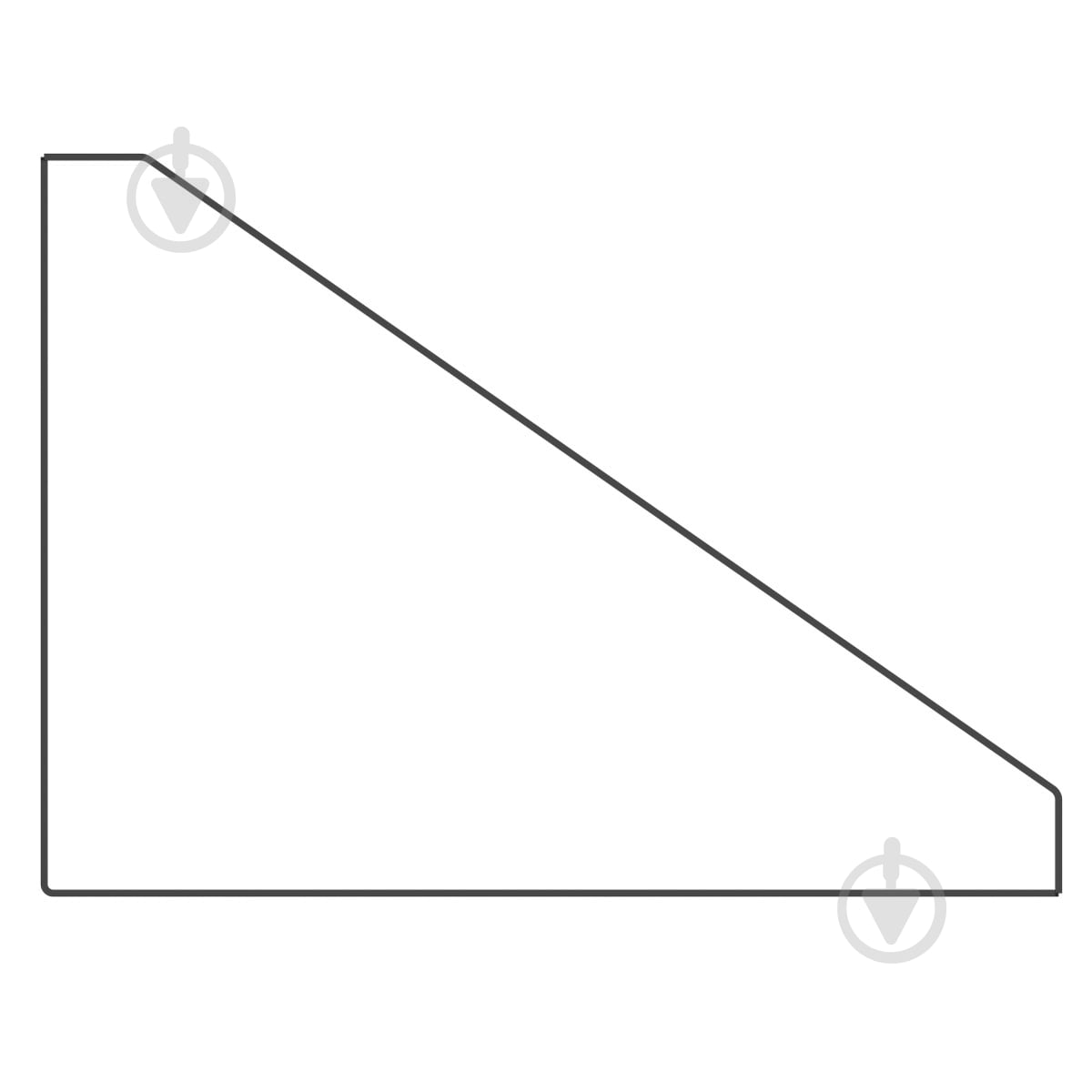 Кронштейн для полок Valore Треугольник Loft SB-T-28 - фото 3