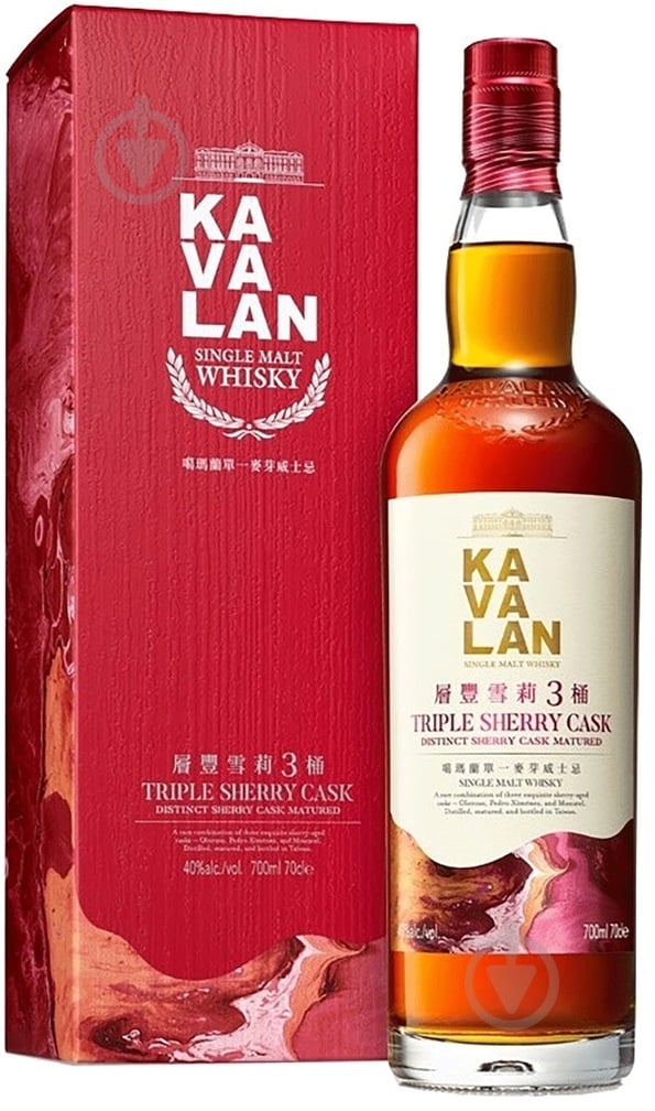 Виски Kavalan Kavalan Triple Sherry Cask 0,7 л - фото 1