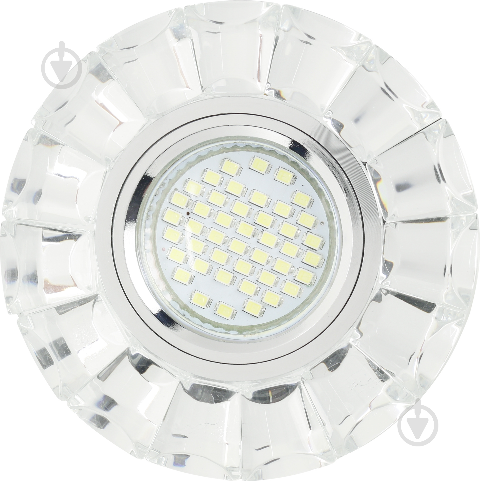 Світильник точковий LightMaster із Led-підсвічуванням GU5.3 4000 К хром CD7082 - фото 1