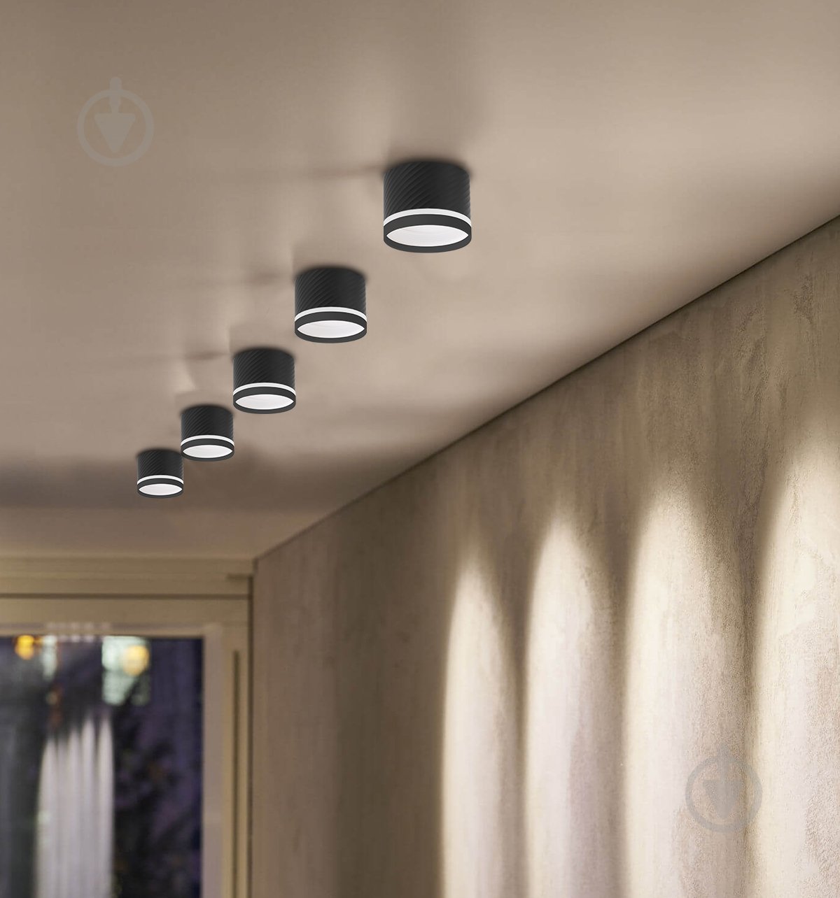 Світильник точковий Eurolamp 30 Вт GX53 чорний LH-LED-GX53(black)N1 - фото 2