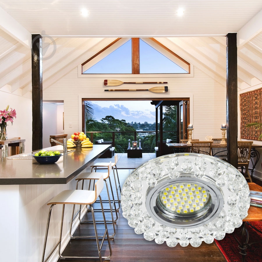 Світильник точковий LightMaster із Led-підсвічуванням GU5.3 4000 К хром CD7083 - фото 6